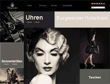 Tablet Screenshot of burgmeister.com